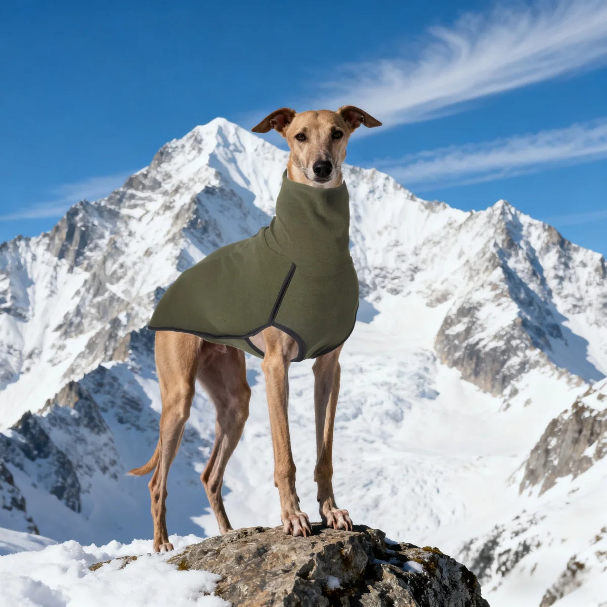 Dog Winter Coat Pajamas Onesie Turtleneck Fleece Coat