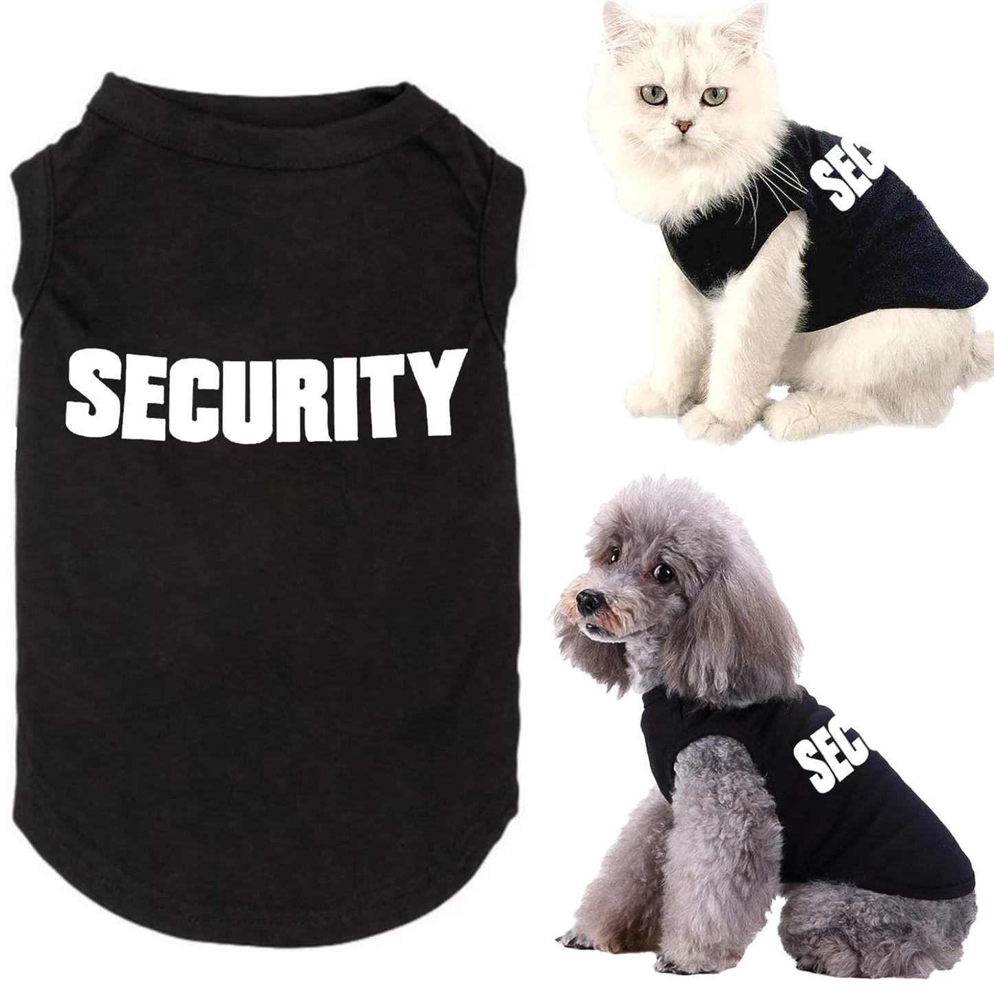 Dog Security Clothing Vest For Small Dogs Shirt Costume