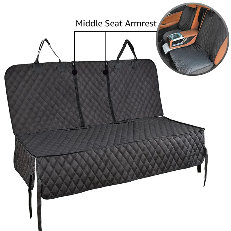 Petravel Dog Car Seat Cover Waterproof Mattress With Armrest