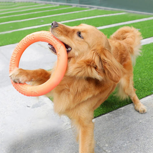 EVA Ring Puller Dog Training Flying Disc Toy For Interactive Play