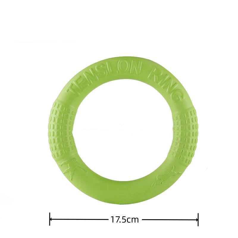 EVA Ring Puller Dog Training Flying Disc Toy For Interactive Play