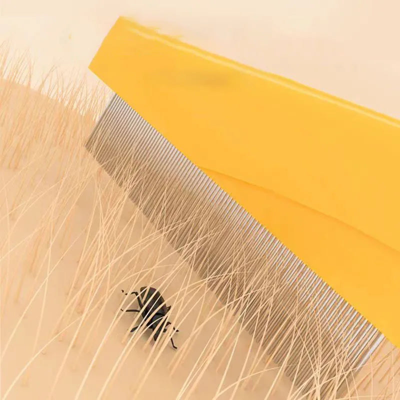 Stainless Steel Pet Hair Shedding Comb For Cats And Dogs Grooming