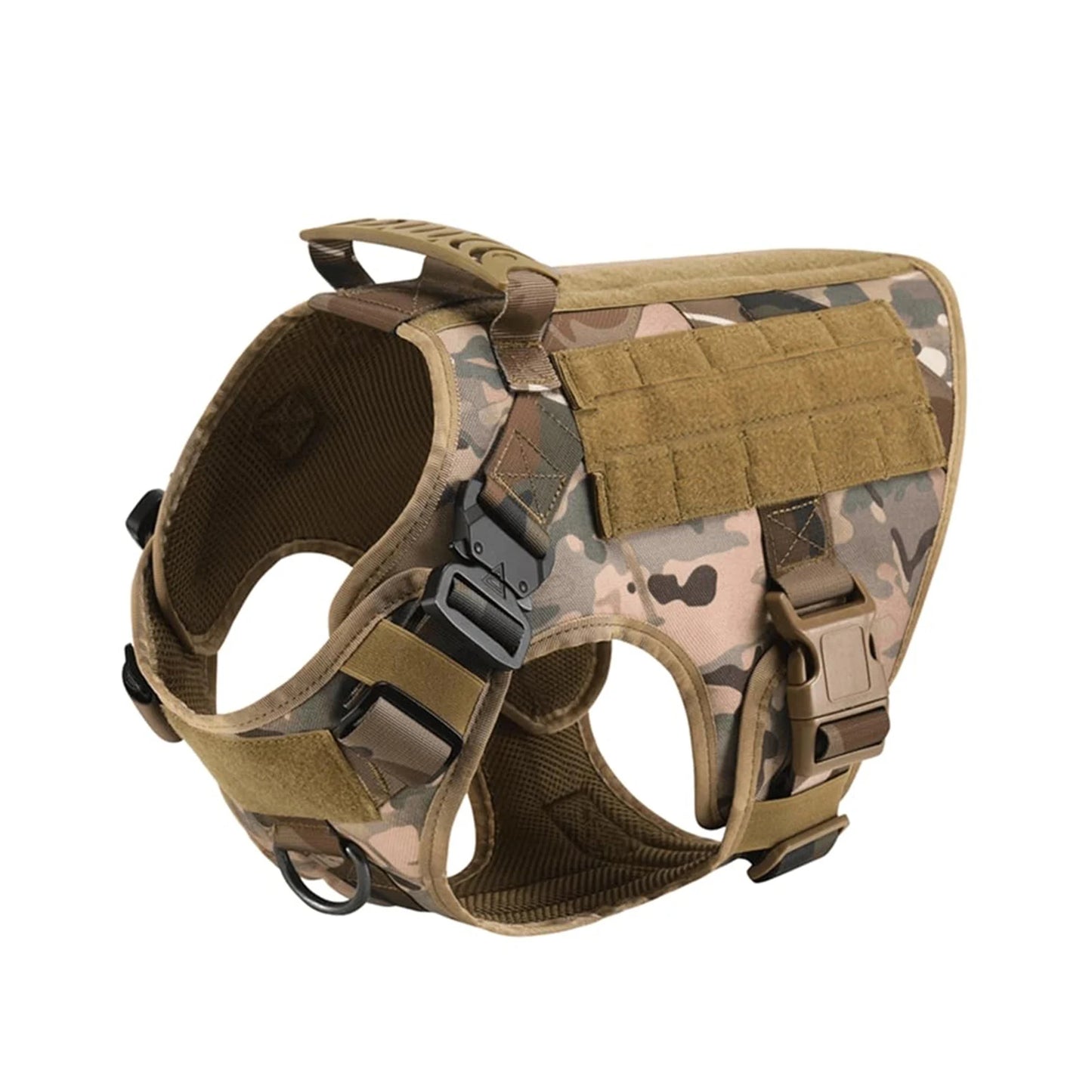 Dog Harness With Molle Pouches For Medium And Large Dogs