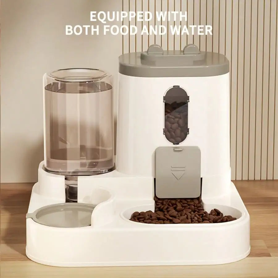 2in1 Automatic Cat Feeder And Water Dispenser Auto Portion