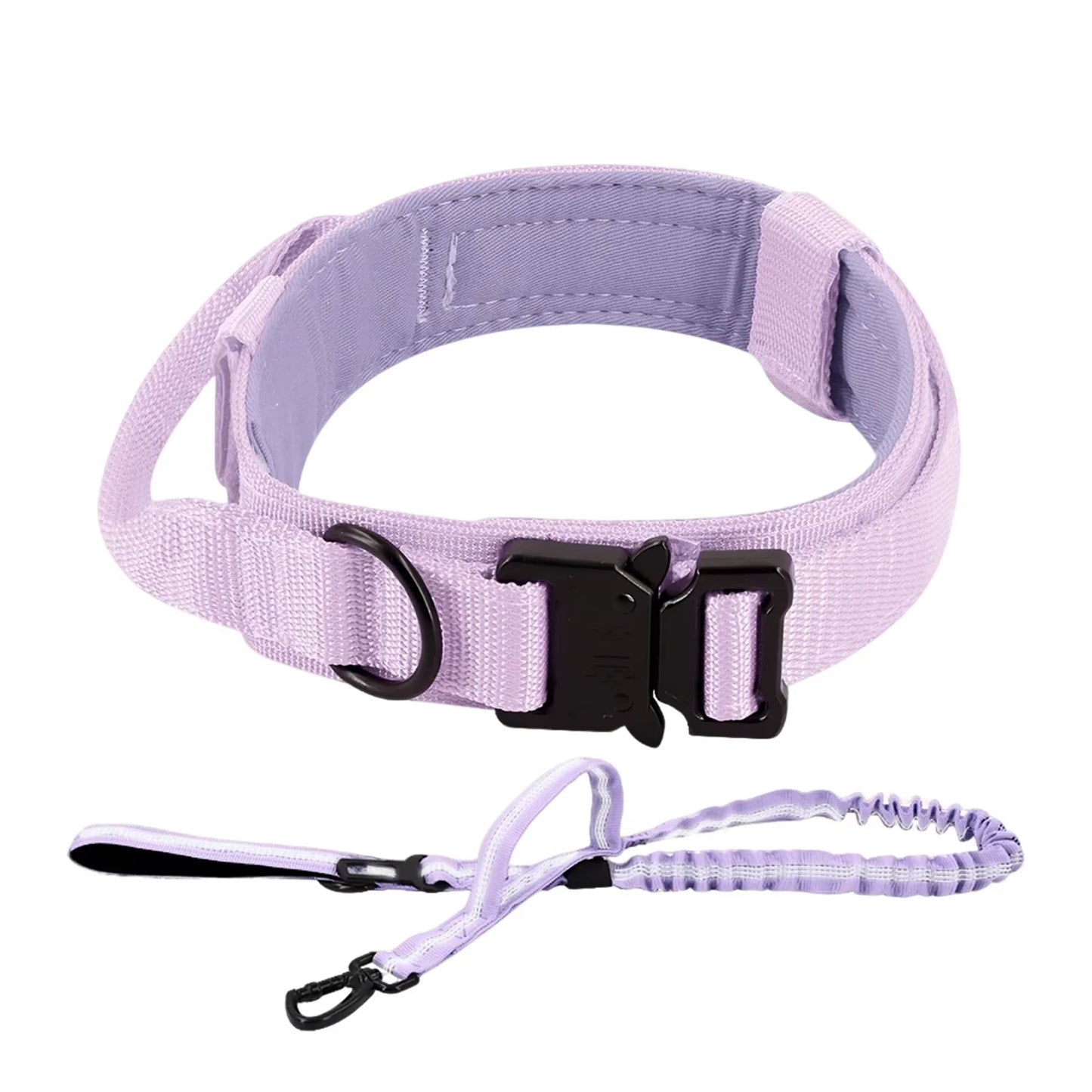 Dog Training Collar Tactical Leash Set With Adjustable Control Handle