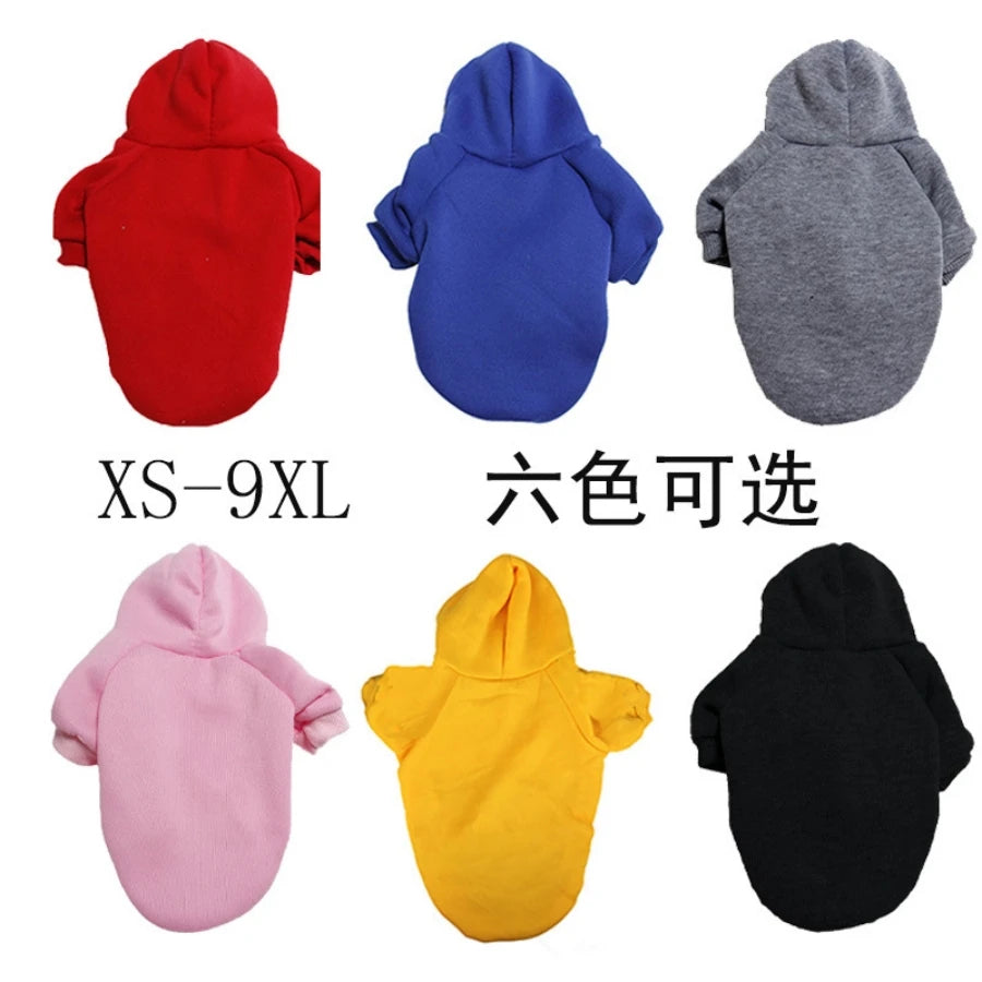 Winter Dog Hoodie Sweater Coat For Small To Large Dogs