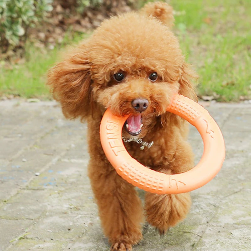 EVA Ring Puller Dog Training Flying Disc Toy For Interactive Play