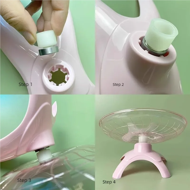 Silent Flying Saucer Exercise Wheel For Pets Hamsters Mice Hedgehogs