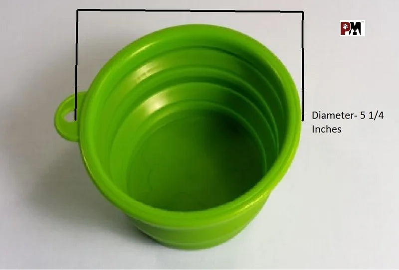 Collapsible Pet Travel Bowls Foldable BPA Free For Dogs Cats