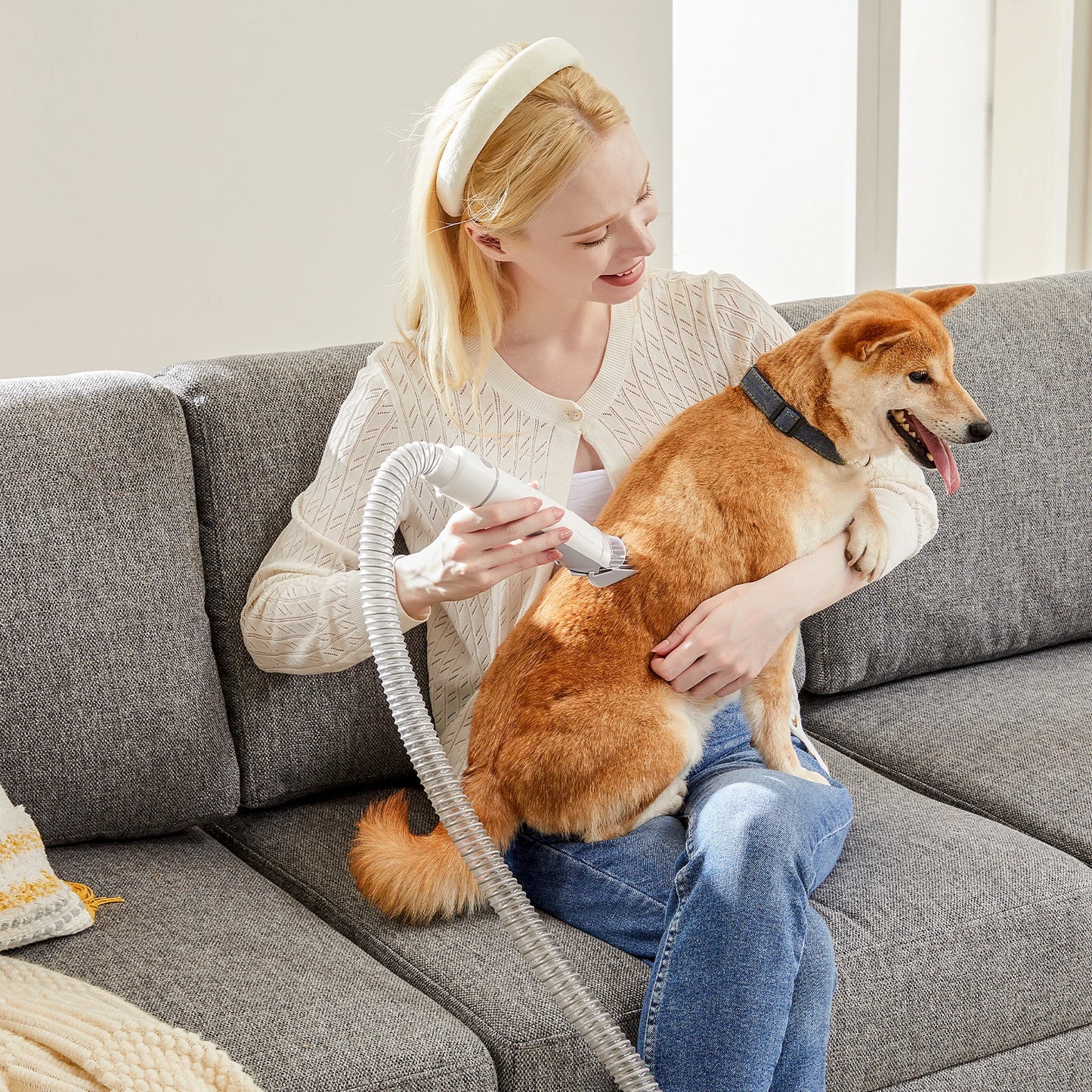 Professional Pet Grooming Vacuum Kit With 3 Suction Modes And 5 Groomer Tools