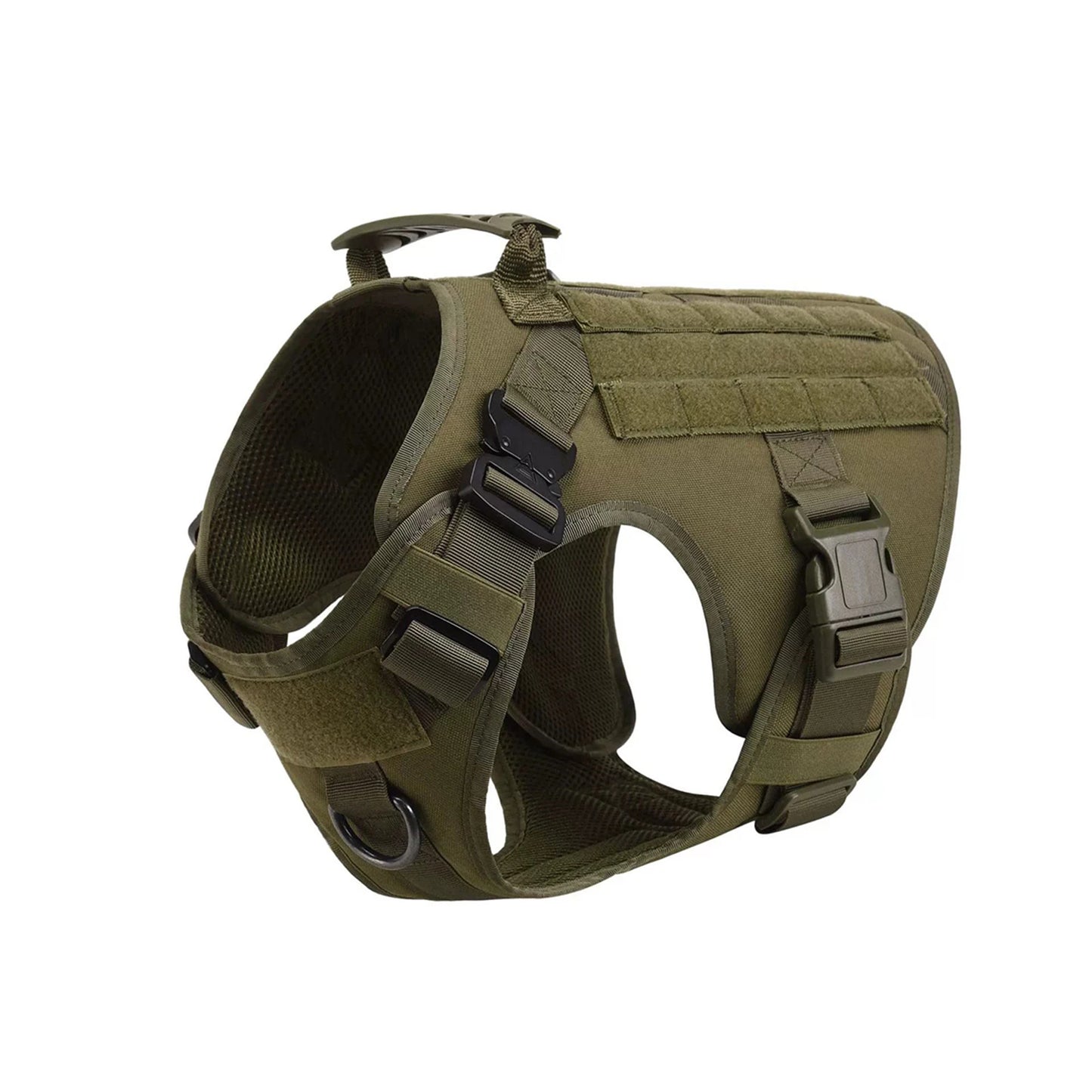 Tactical Dog Harness With Molle Pouches For German Shepherds