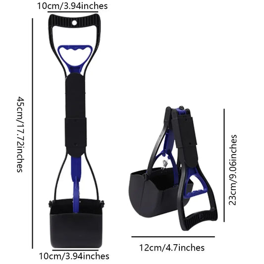 Cat And Dog Pooper Scooper With Long Ergonomic Handle Tool