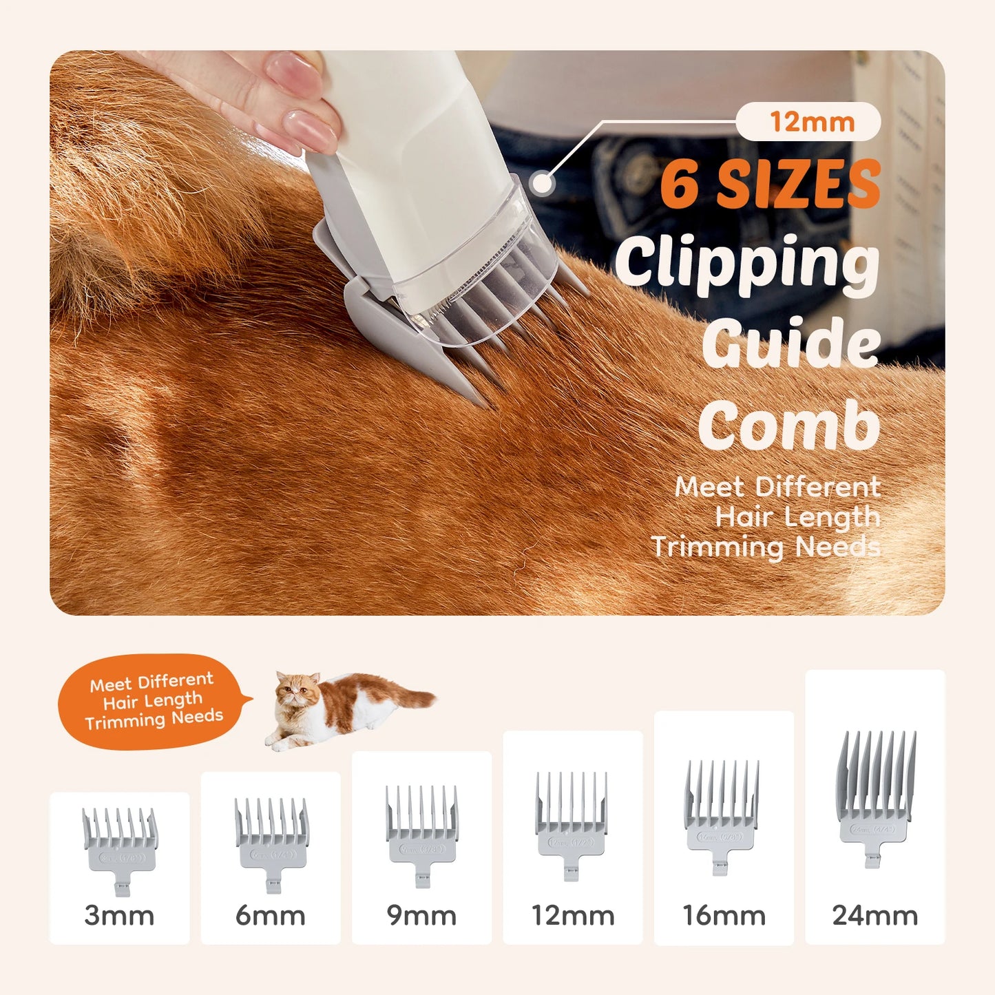 Professional Pet Grooming Vacuum Kit With 3 Suction Modes And 5 Groomer Tools