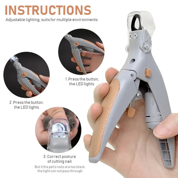 LISM LED PetCare Nail Trimmer Light For Dogs And Cats