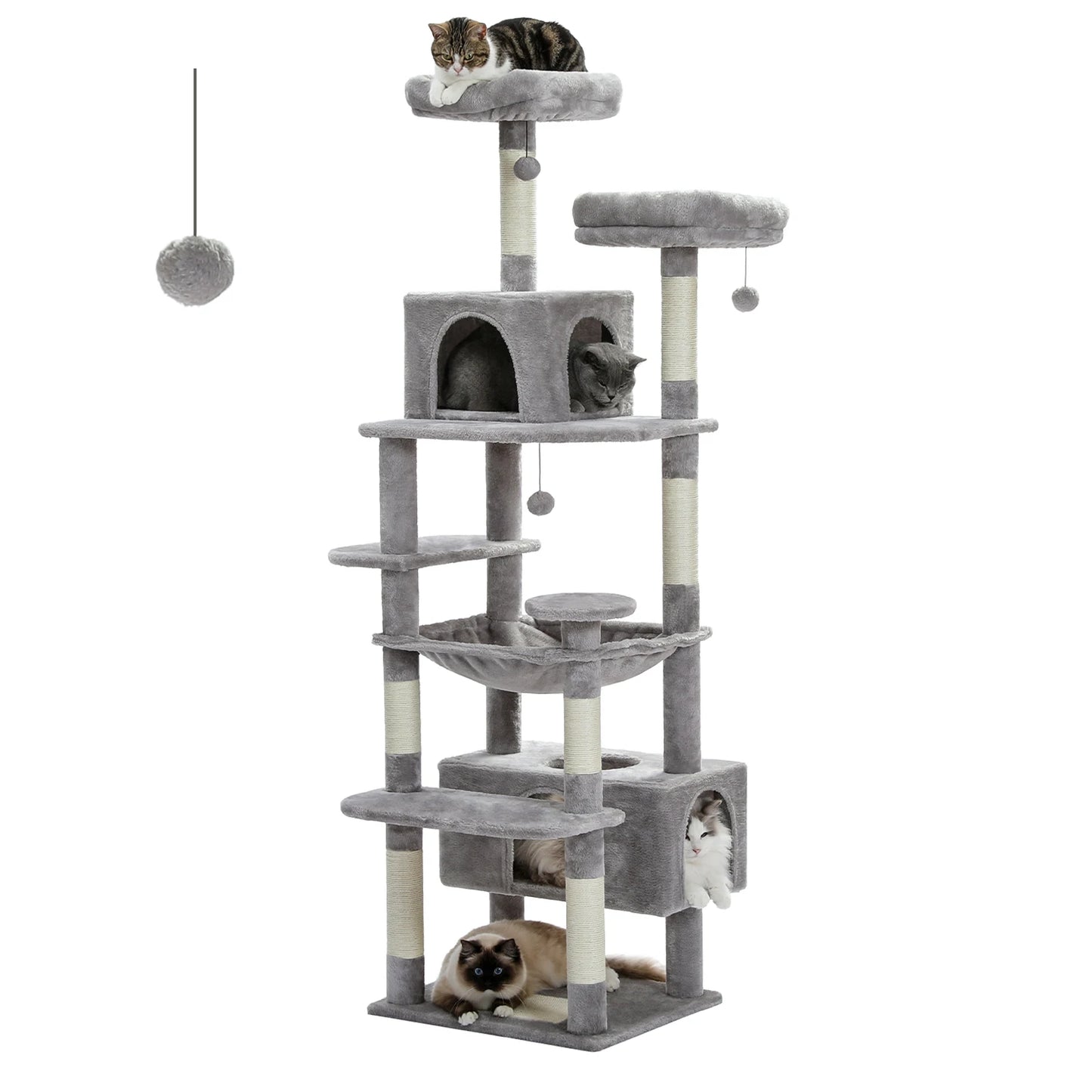 PAWZ Road Cat Tree Tower Indoor Cats Scratching Posts Sisal