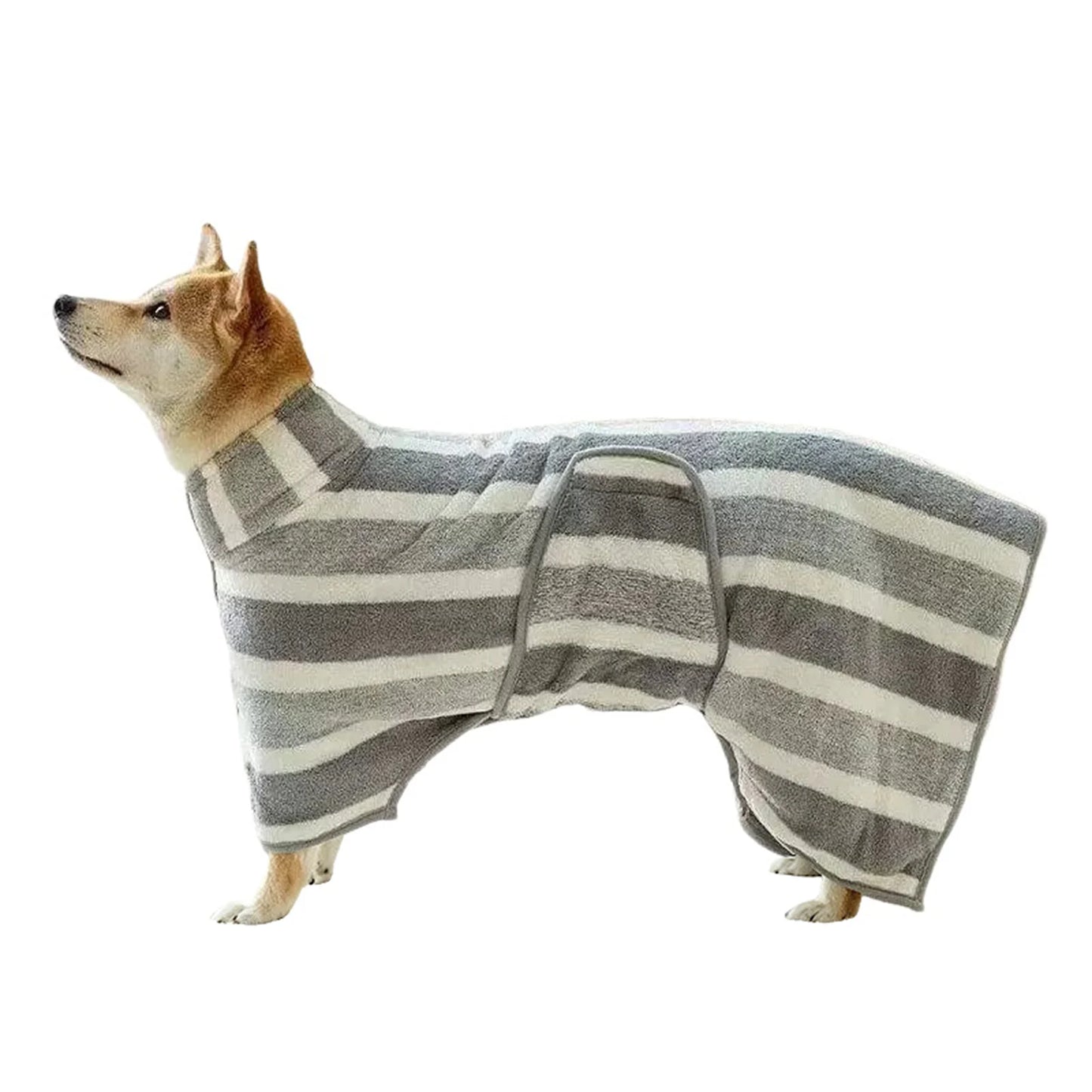 Quick Dry Dog Bathrobe Ultra Absorbent Towel For Pets