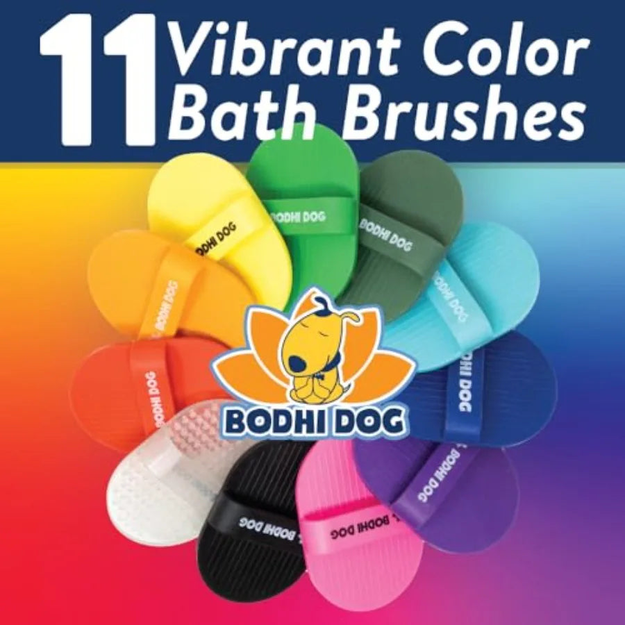 Pet Grooming Shampoo Brush for Dogs and Cats Stainless Scrubber