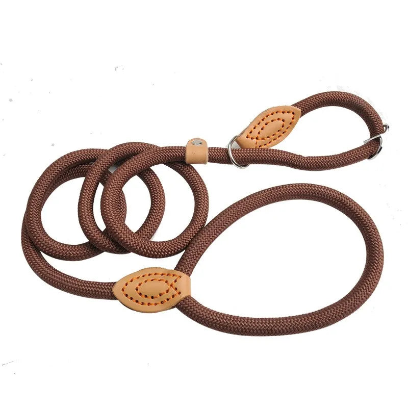 Nylon Dog Leash Slip Rope Heavy Duty Braided Lead Durable