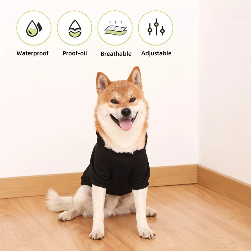 Winter Dog Hoodie Sweater Coat For Small To Large Dogs