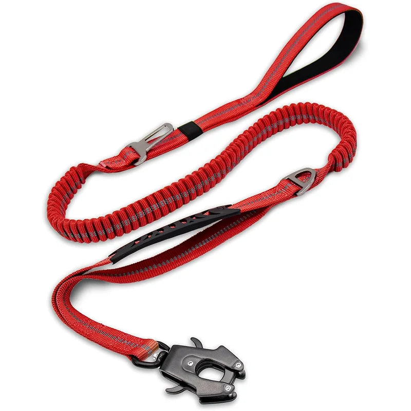 DCLOUD Reflective Dog Leash With Car Seatbelt For Large Dogs
