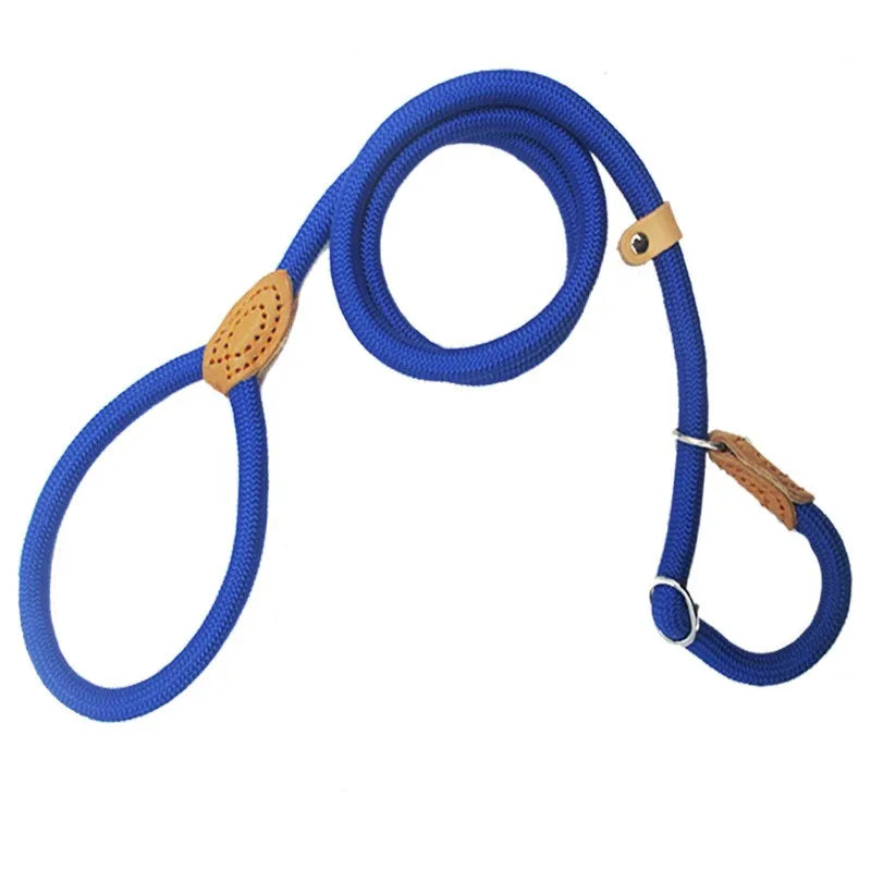 Nylon Dog Leash Slip Rope Heavy Duty Braided Lead Durable