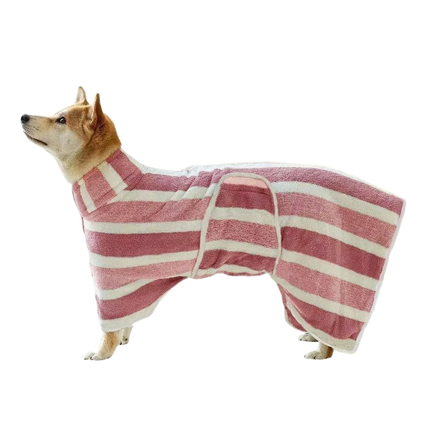 Quick Dry Dog Bathrobe Ultra Absorbent Towel For Pets
