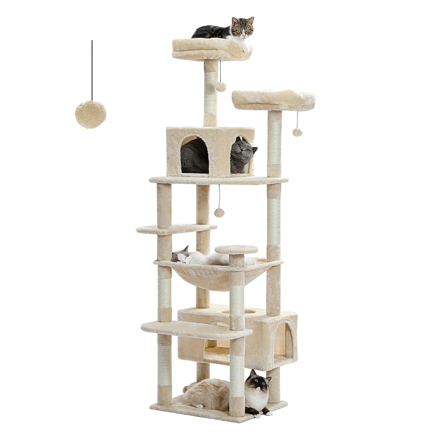 PAWZ Road Cat Tree Tower Indoor Cats Scratching Posts Sisal
