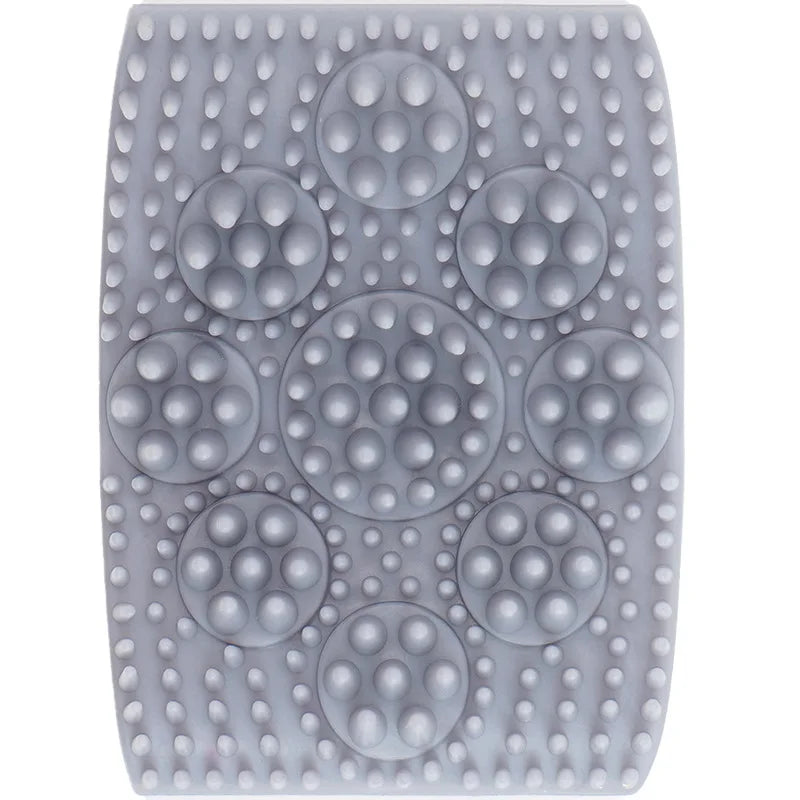 Pet Massage Grooming Comb With Soft Rubber Bristles