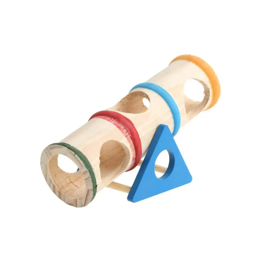 Colorful Wooden Hamster Seesaw Toy And Small Pet Play Set