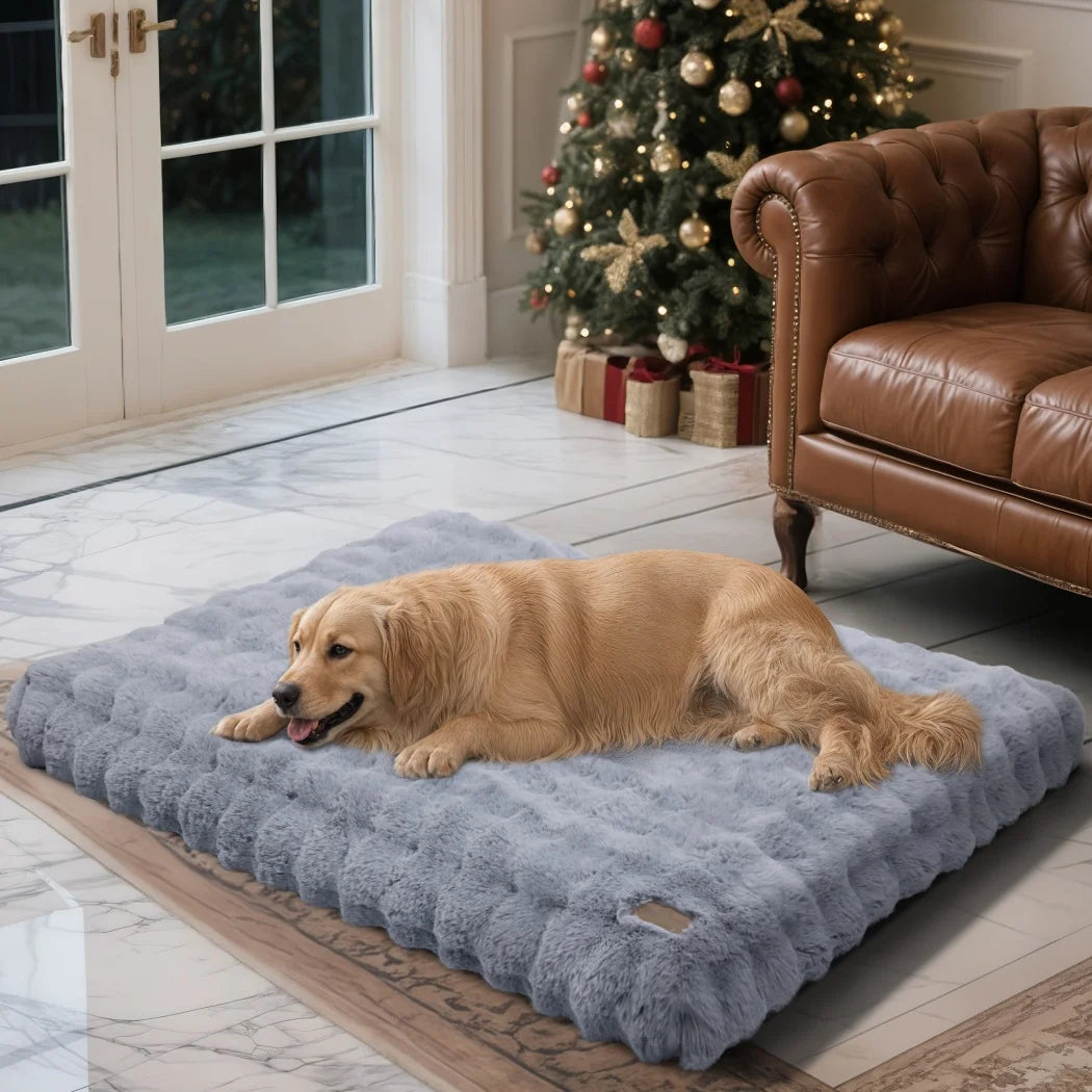 BORWART Ultra Plush Dog Bed For Large Dogs Washable Mat