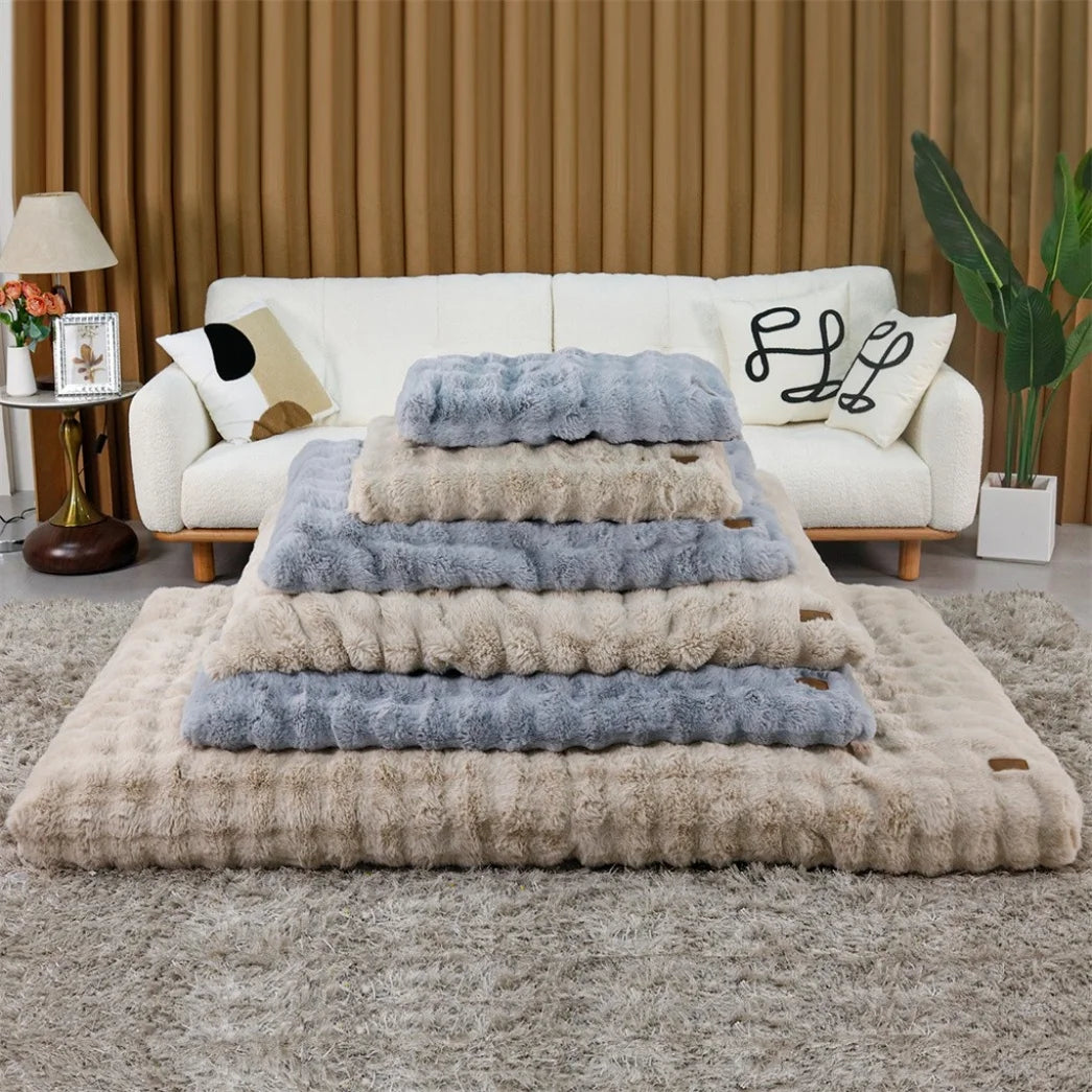 BORWART Ultra Plush Dog Bed For Large Dogs Washable Mat