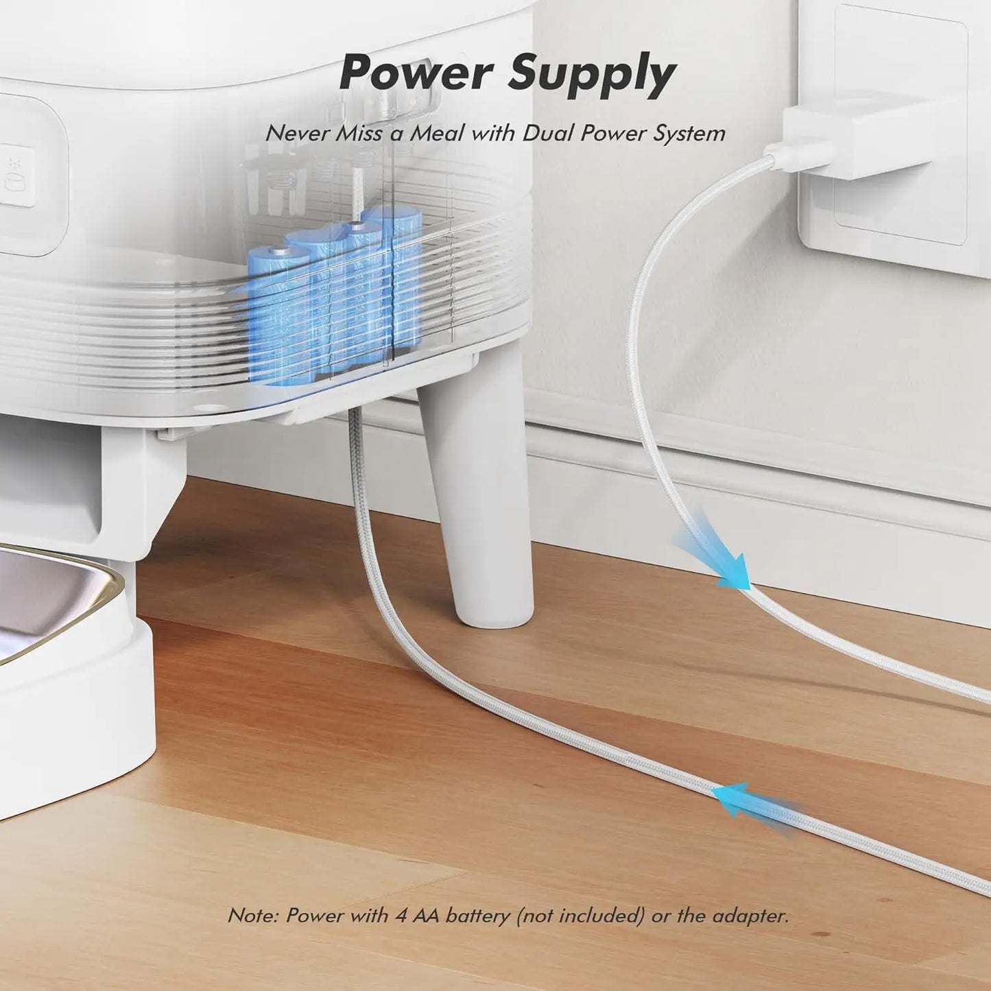 Nityers Automatic Cat And Small Dog Feeder With Timed Dispenser