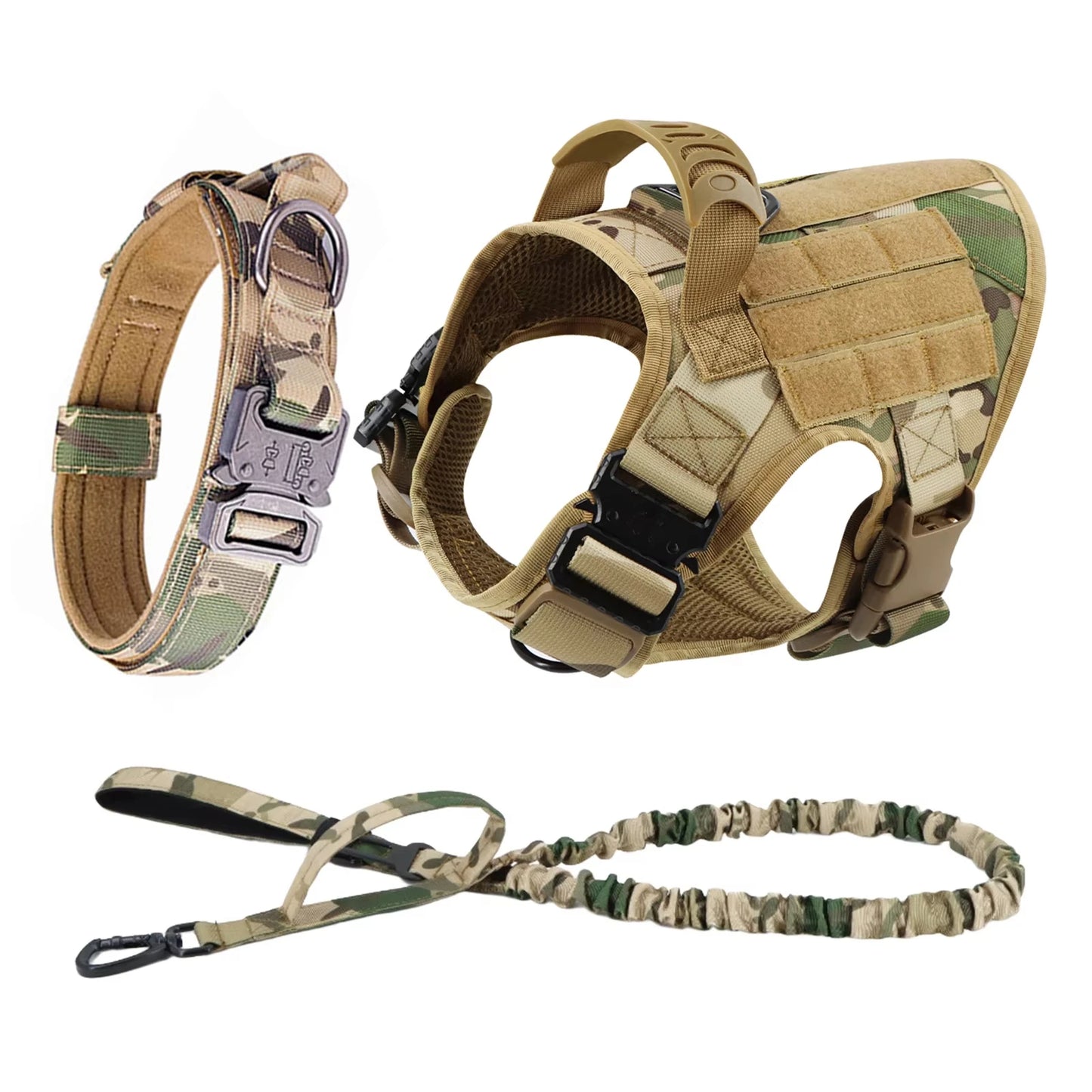 Nylon Adjustable Harness And Leash Set For Medium Large Dogs