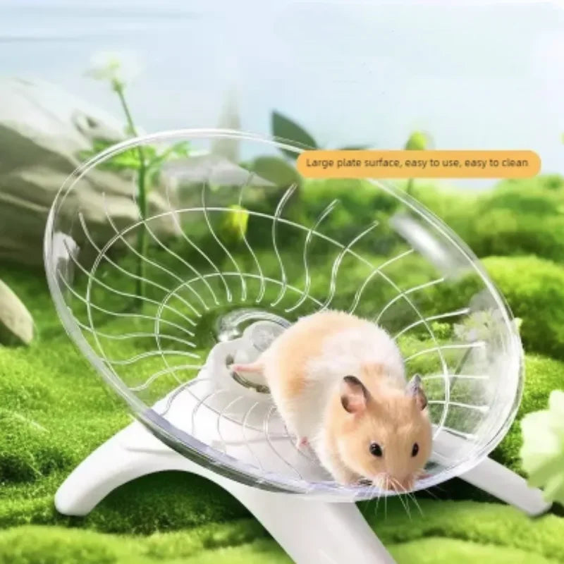 Silent Flying Saucer Exercise Wheel For Pets Hamsters Mice Hedgehogs