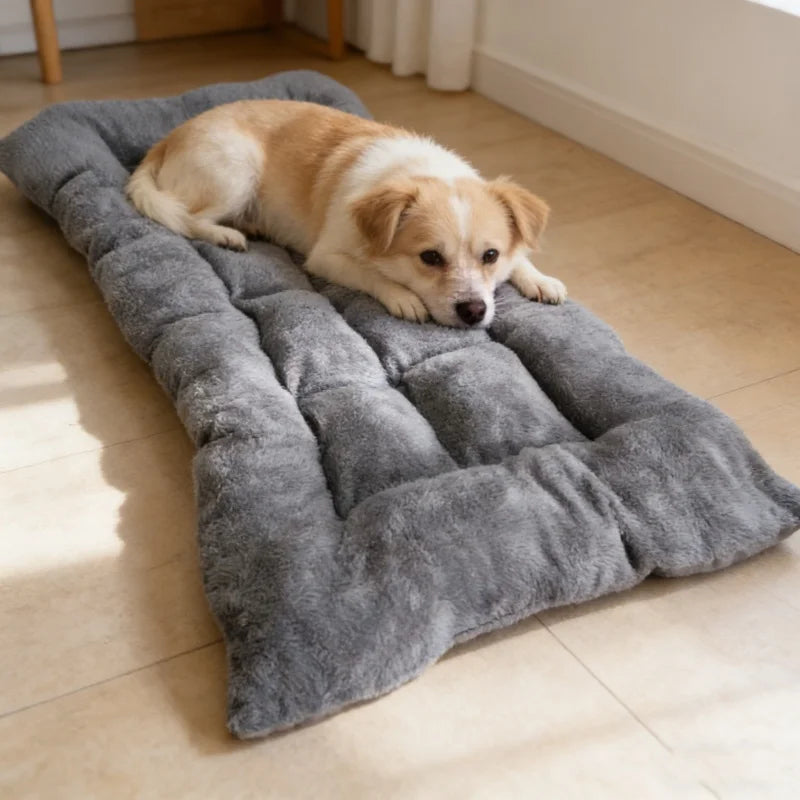 Booteely Plush Dog Bed Sofa Mat Thickened With Soft Fleece