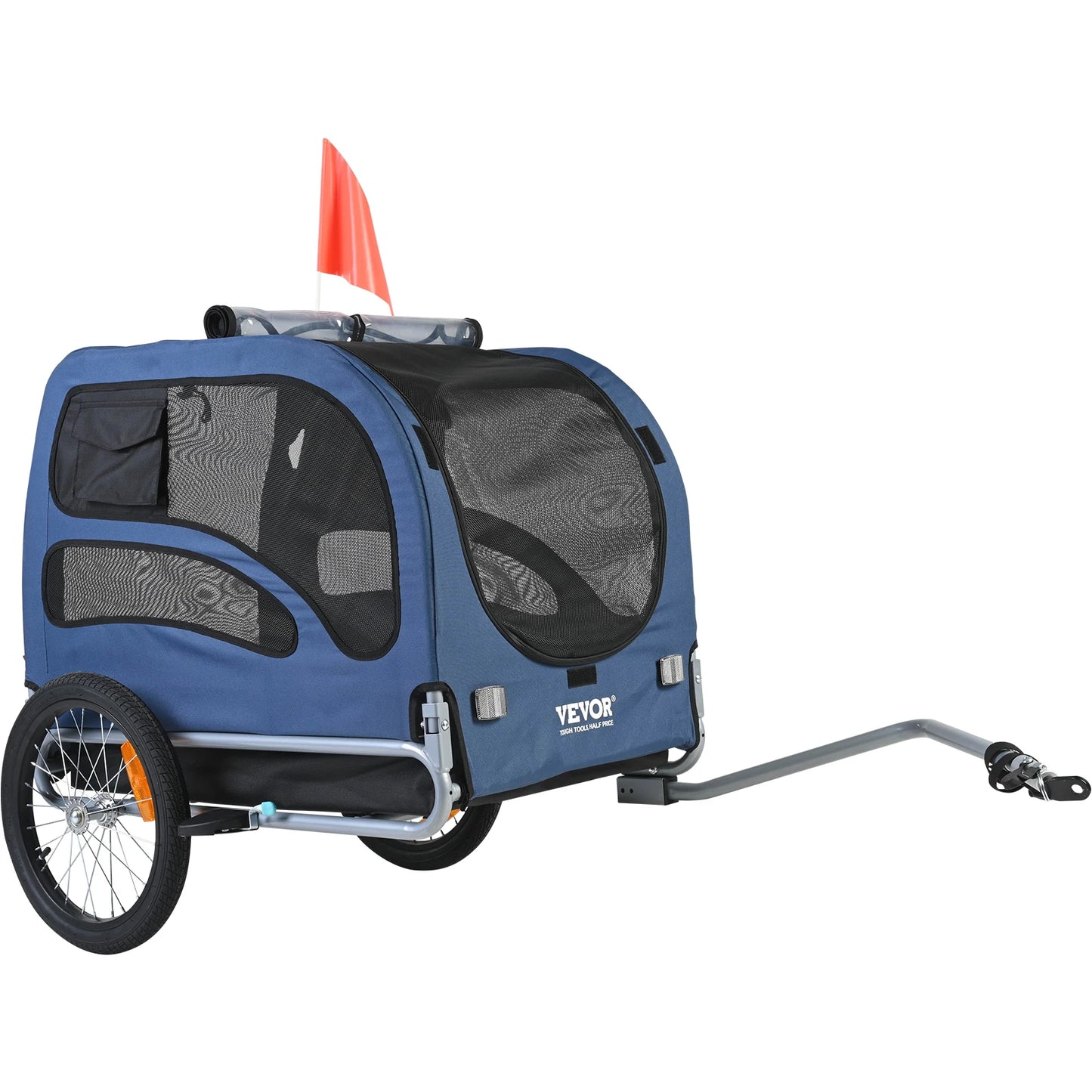 Pet Cart Bicycle Carrier for Dogs Collapsible Bike Trailer