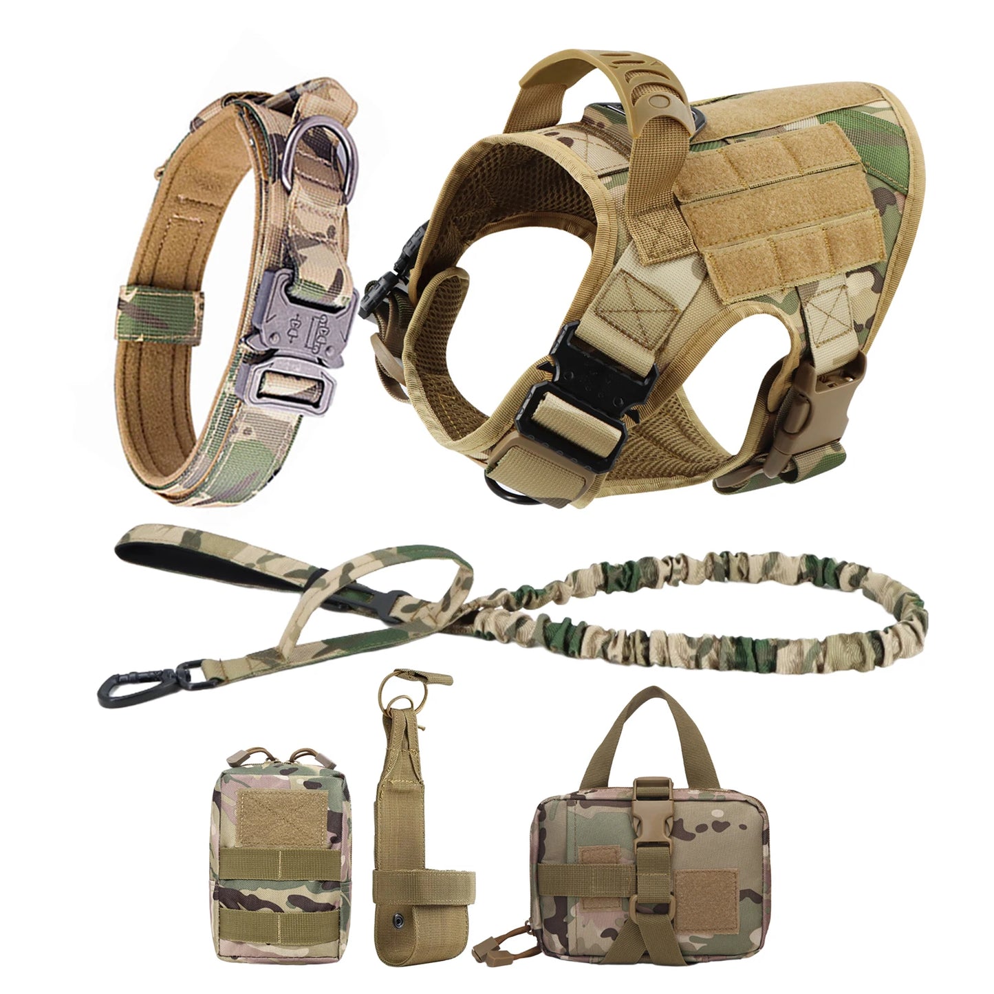 Nylon Dog Harness And Leash Set For Training And Walking