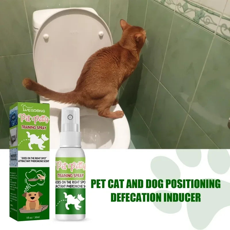 YEGBONG Pet Positioning Defecation Inducer Spray For Training Cats Dogs