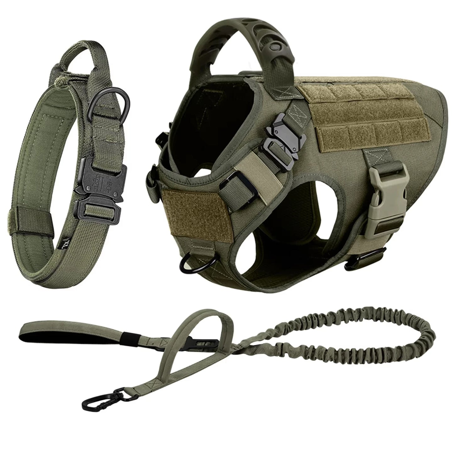 Nylon Adjustable Harness And Leash Set For Medium Large Dogs