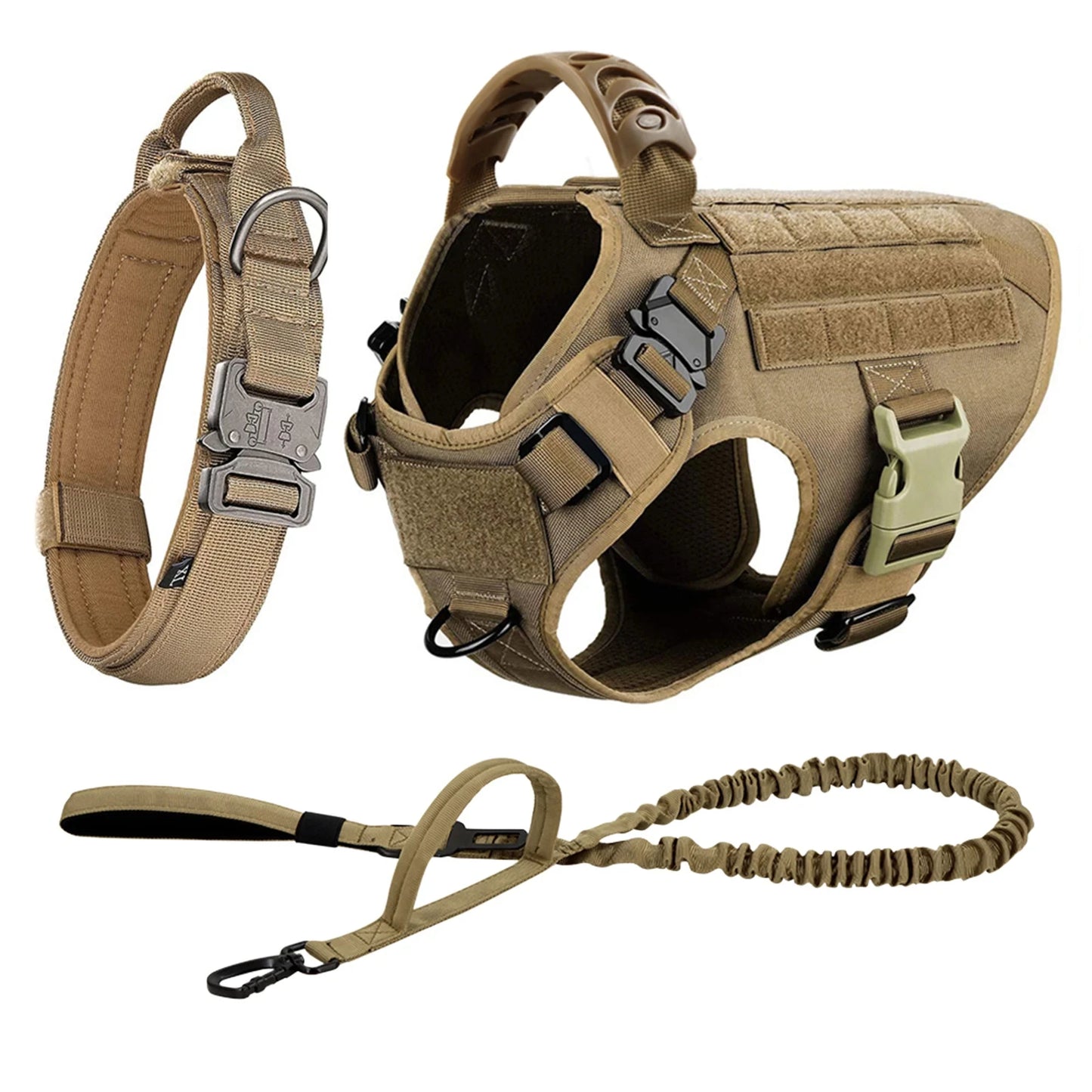 Nylon Adjustable Harness And Leash Set For Medium Large Dogs