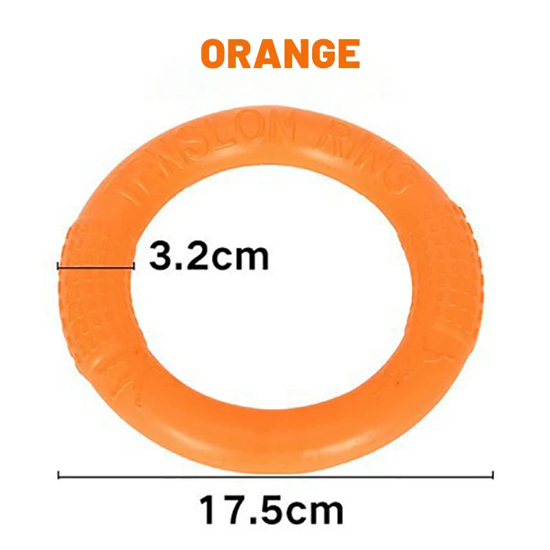 EVA Ring Puller Dog Training Flying Disc Toy For Interactive Play