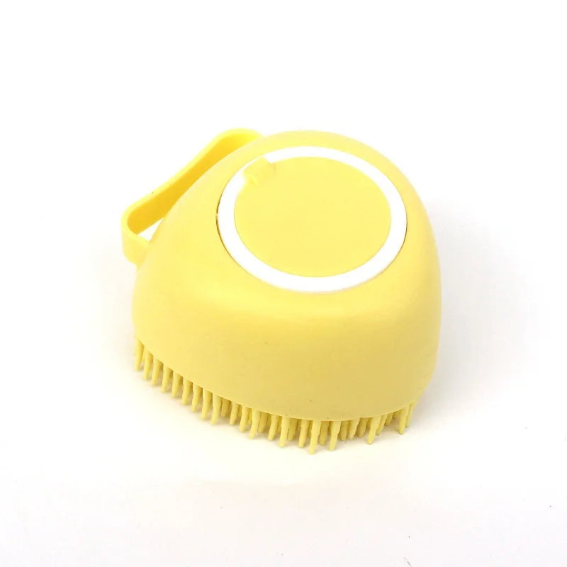 Pet Bath Massage Brush For Dogs And Cats Soft Silicone