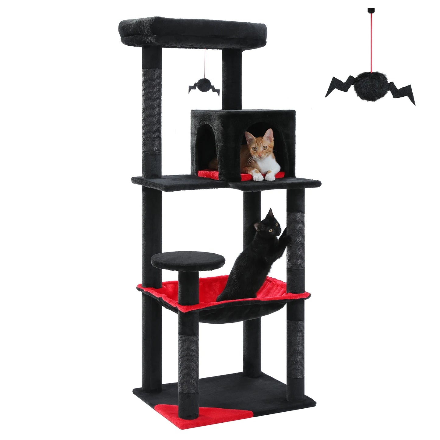 PAWZ Road Gothic Cat Tree Indoor Tower With Large Hammock