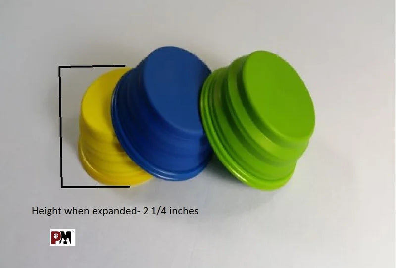 Collapsible Pet Travel Bowls Foldable BPA Free For Dogs Cats