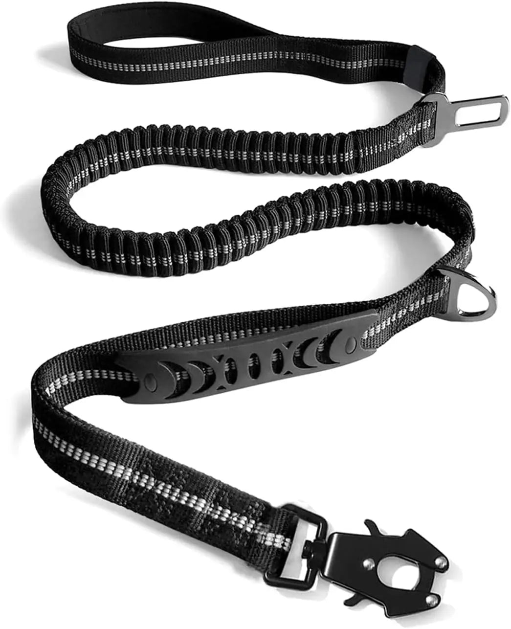 DCLOUD Reflective Dog Leash With Car Seatbelt For Large Dogs