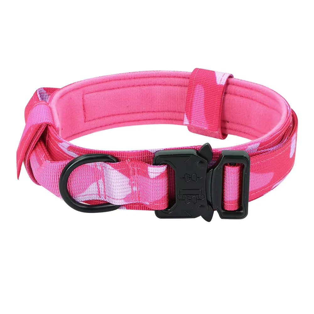 Dog Training Collar Tactical Leash Set With Adjustable Control Handle