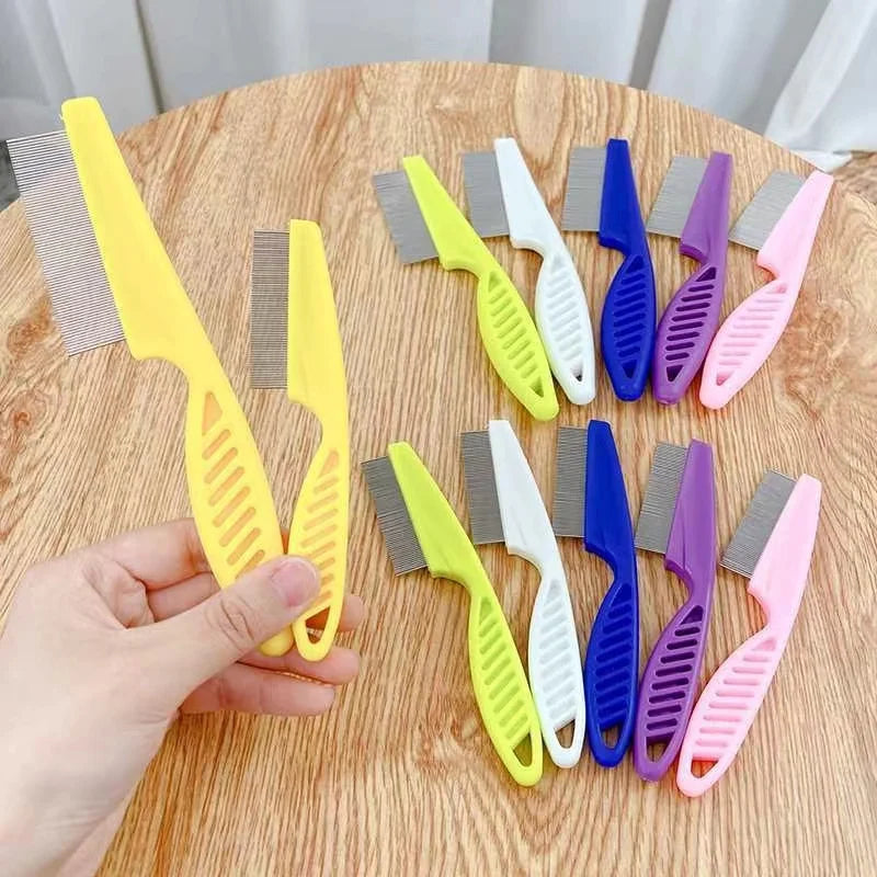 Stainless Steel Pet Hair Shedding Comb For Cats And Dogs Grooming