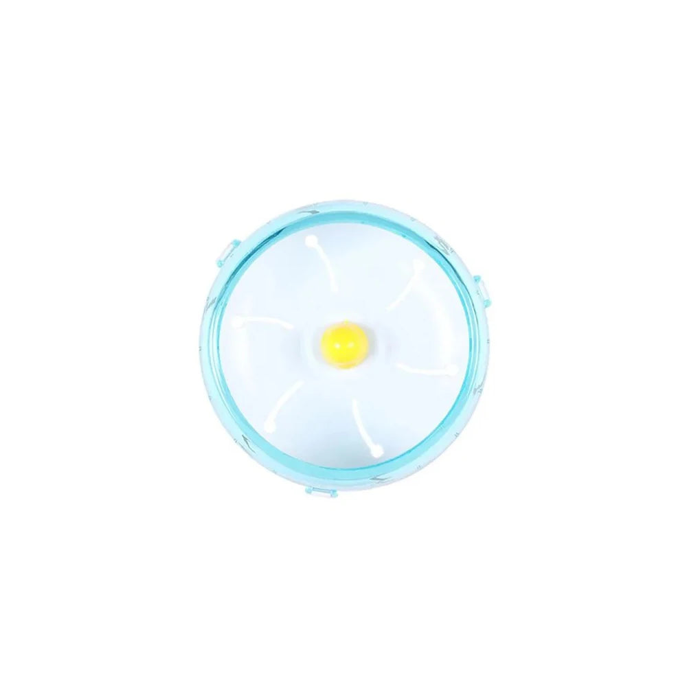 Hamster Running Disc Wheel Toy Silent Transparent Pet Cage Wheel