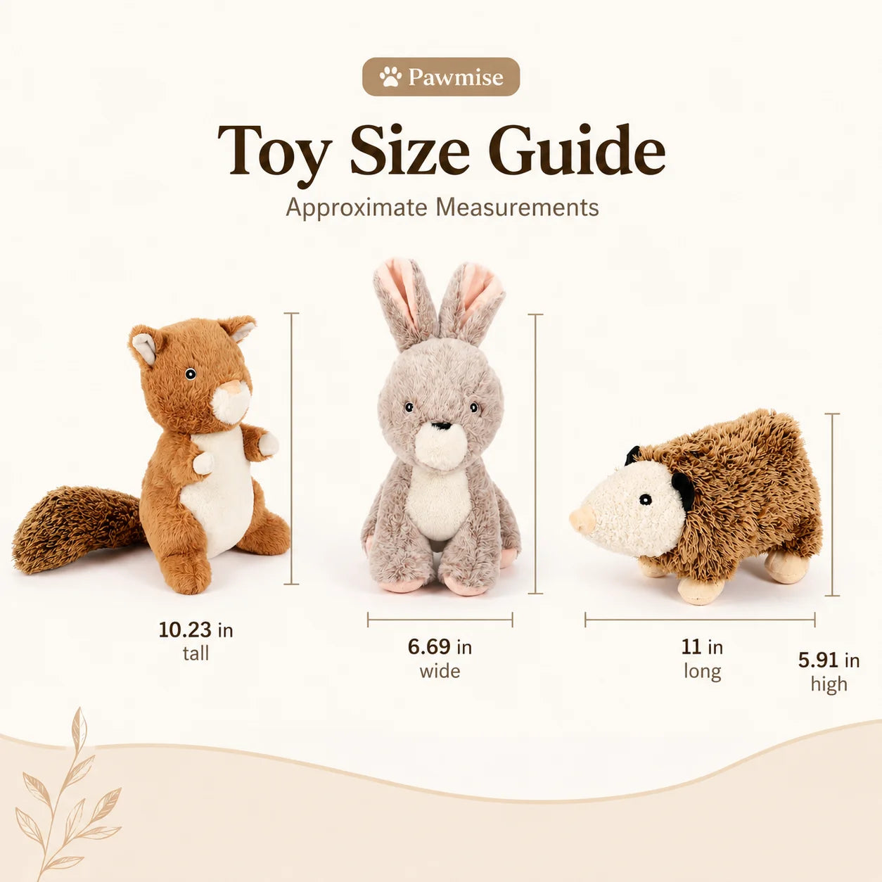 Three-Piece Squeaky Plush Toy Set For Small Dogs And Cats