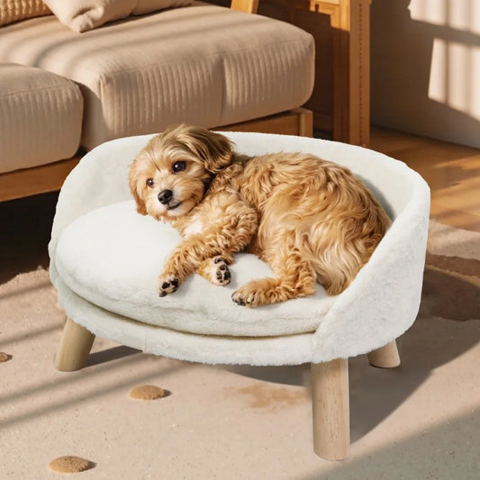 BORWART Ultra Soft Elevated Dog Cat Sofa Bed Waterproof Cushion